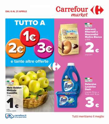 Volantino Carrefour - 6.4.2021 - 21.4.2021.