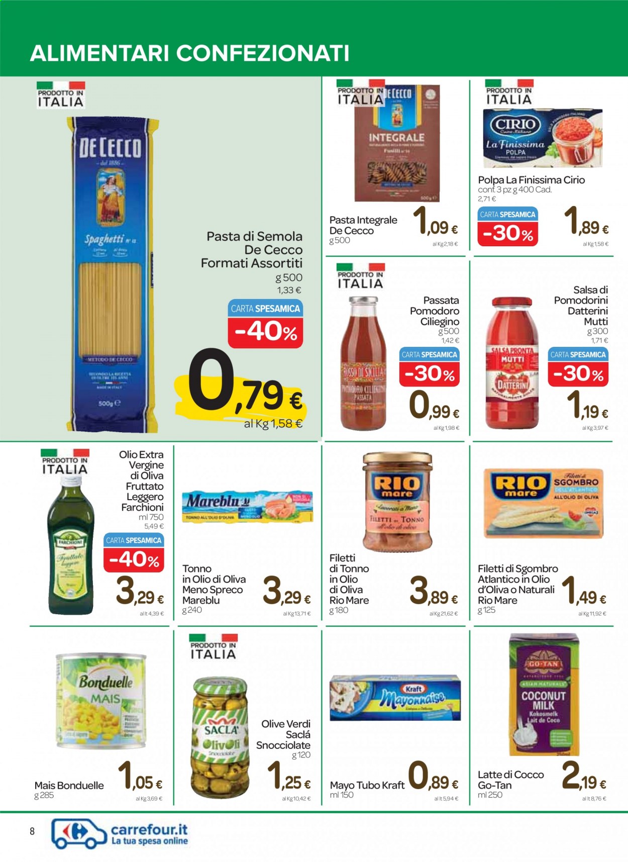 Volantino Carrefour - 7/4/2021 - 20/4/2021. Pagina 8