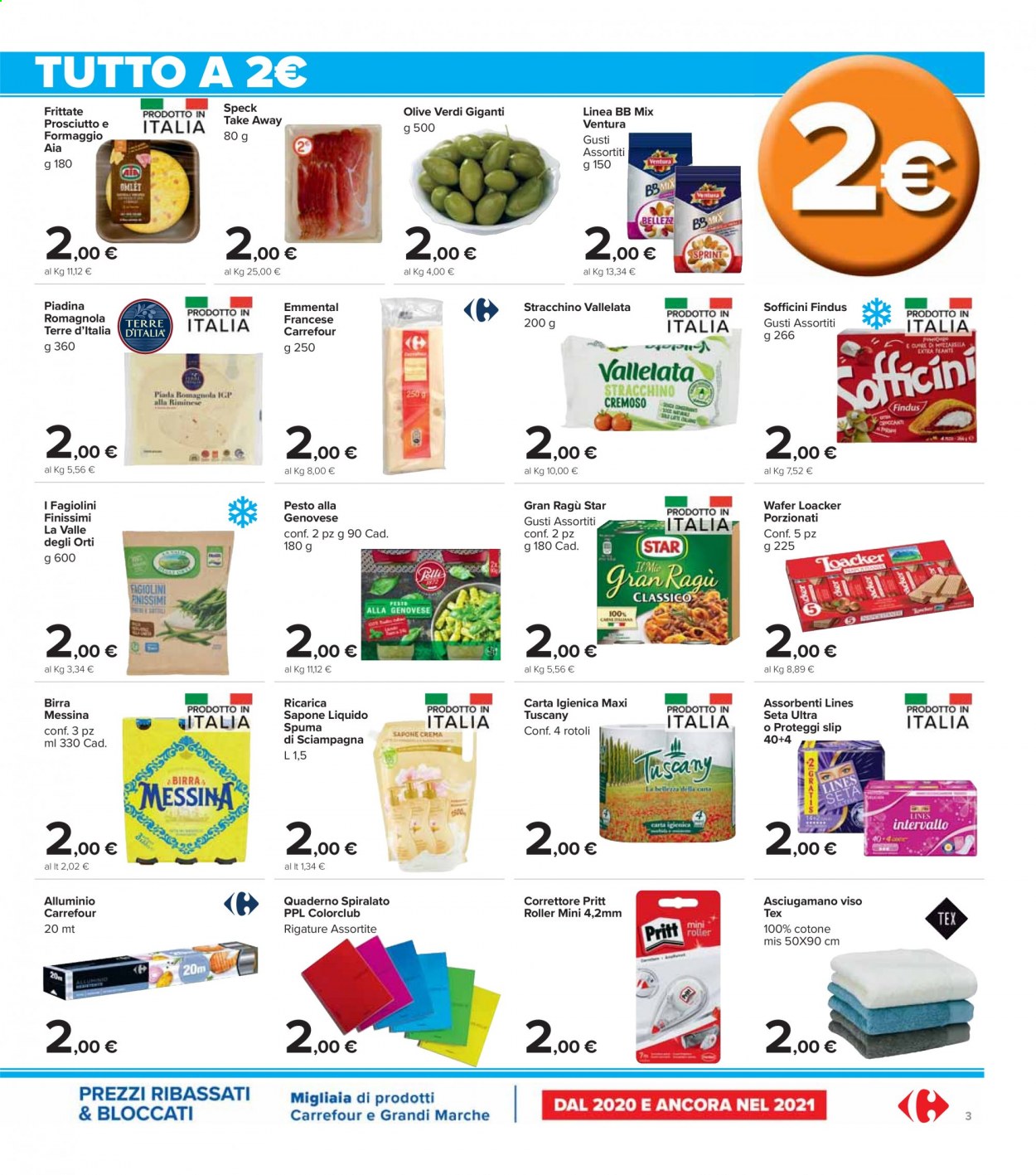 Volantino Carrefour - 6/4/2021 - 21/4/2021. Pagina 3