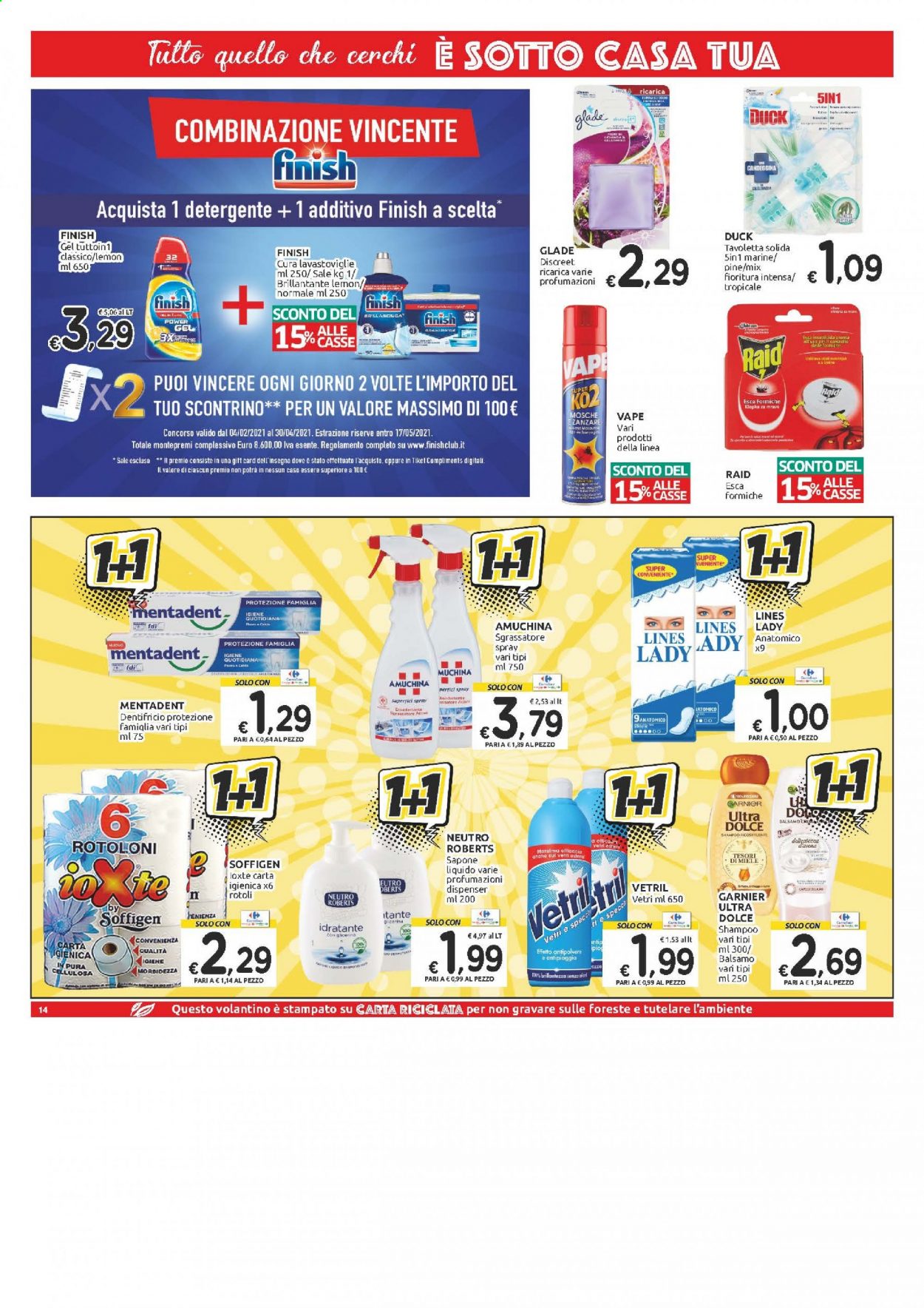 Volantino Carrefour - 7/4/2021 - 19/4/2021. Pagina 14