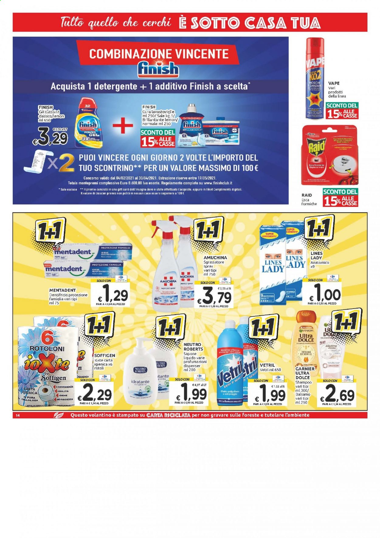 Volantino Carrefour - 7/4/2021 - 19/4/2021. Pagina 14