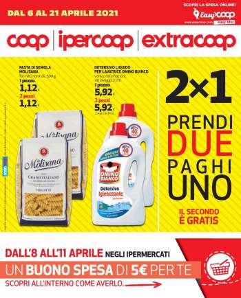 Volantino Coop - 6.4.2021 - 21.4.2021.