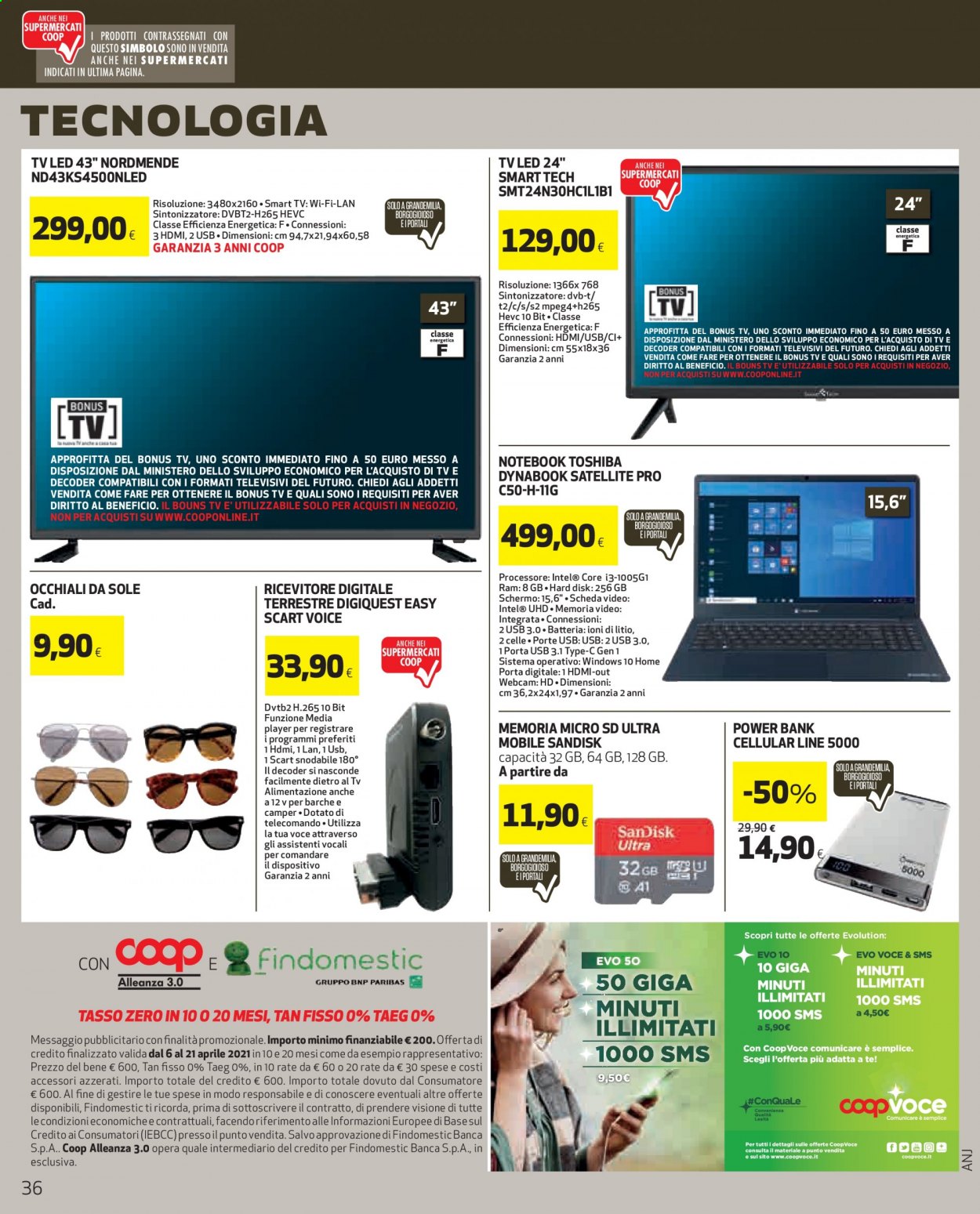Volantino Coop - 6/4/2021 - 21/4/2021. Pagina 36