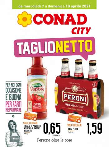 Volantino Conad - 7.4.2021 - 18.4.2021.