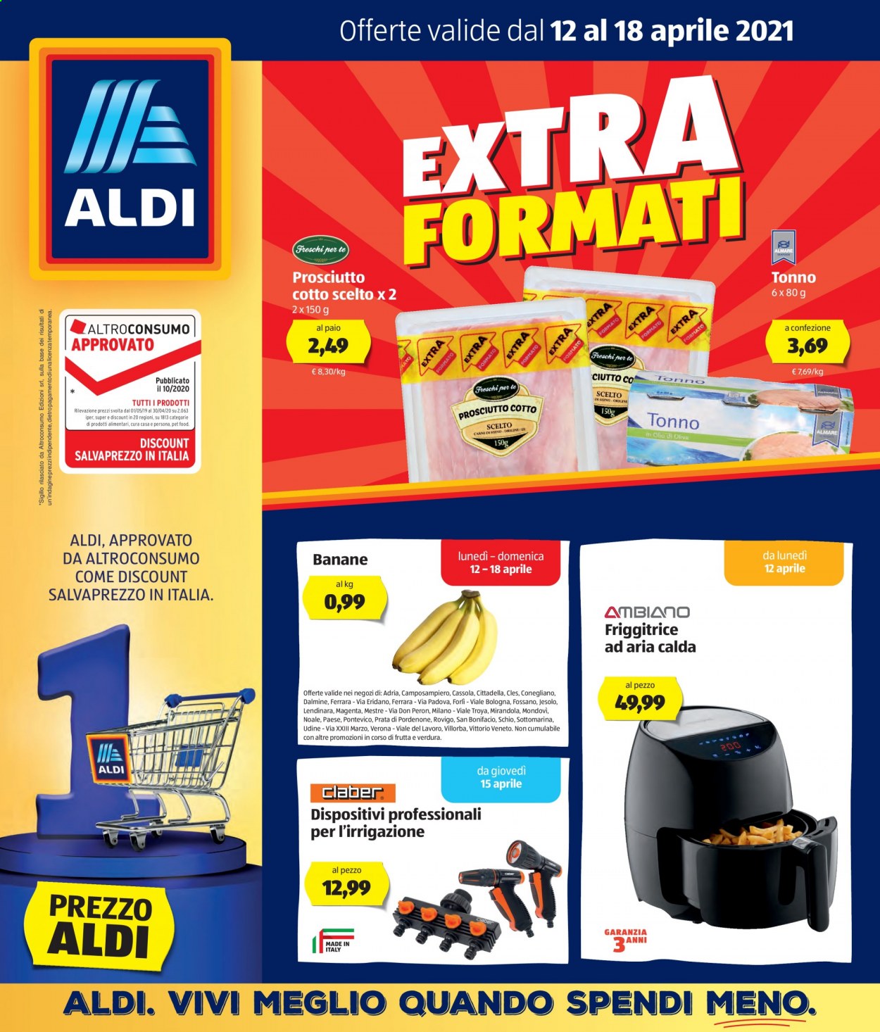 Volantino Aldi - 12/4/2021 - 18/4/2021. Pagina 1