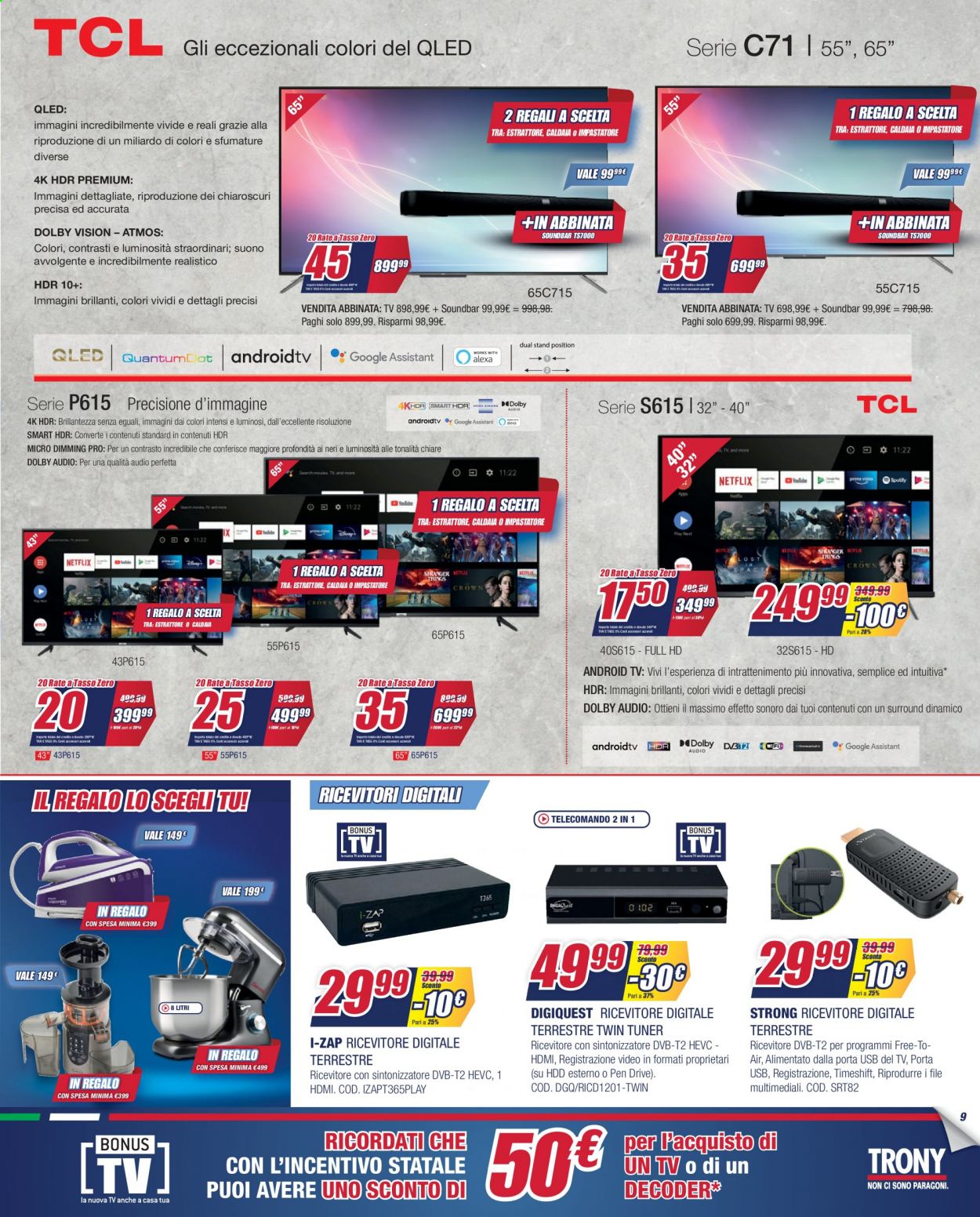 Volantino Trony - 9/4/2021 - 4/5/2021. Pagina 9