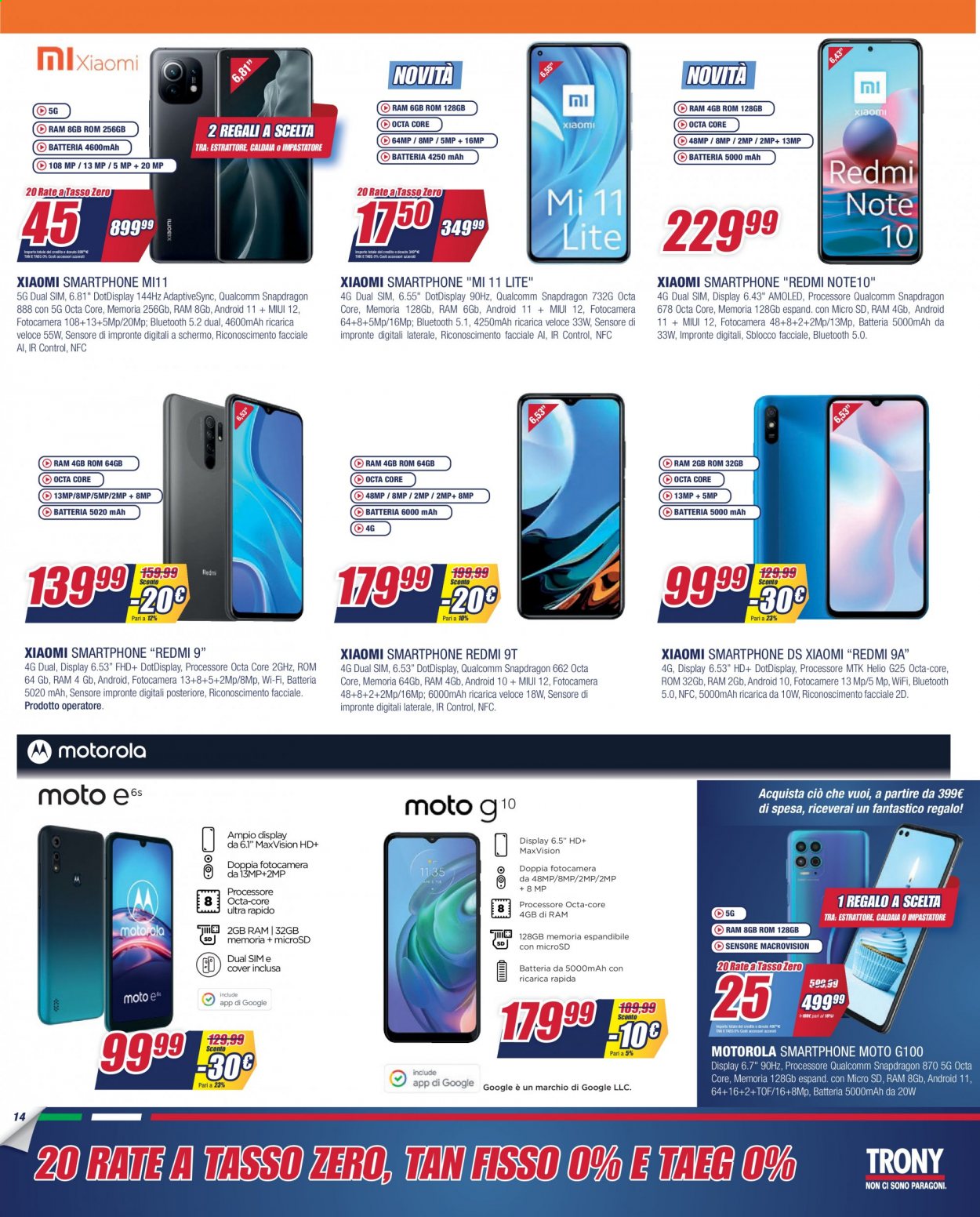 Volantino Trony - 9/4/2021 - 4/5/2021. Pagina 14
