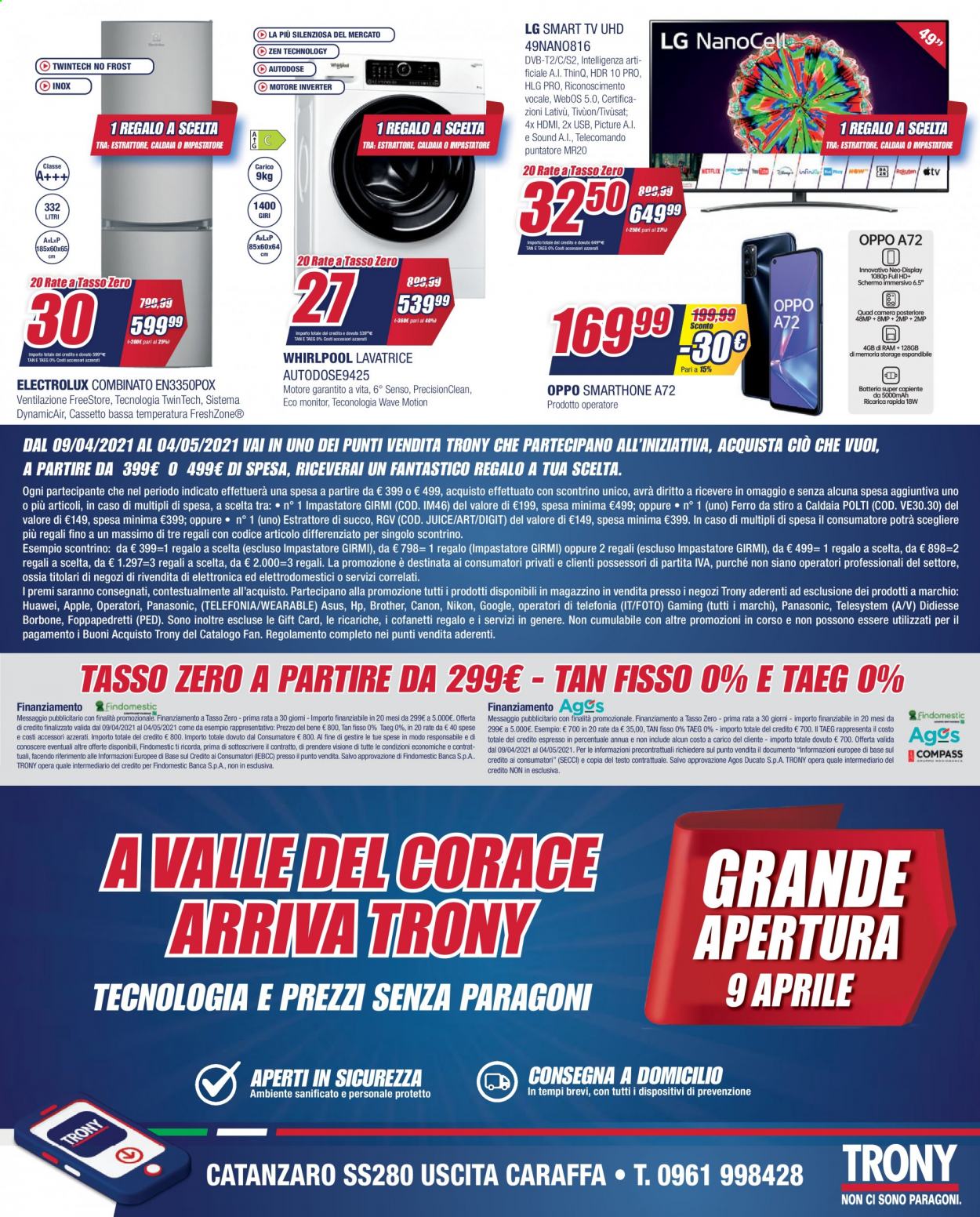 Volantino Trony - 9/4/2021 - 4/5/2021. Pagina 20