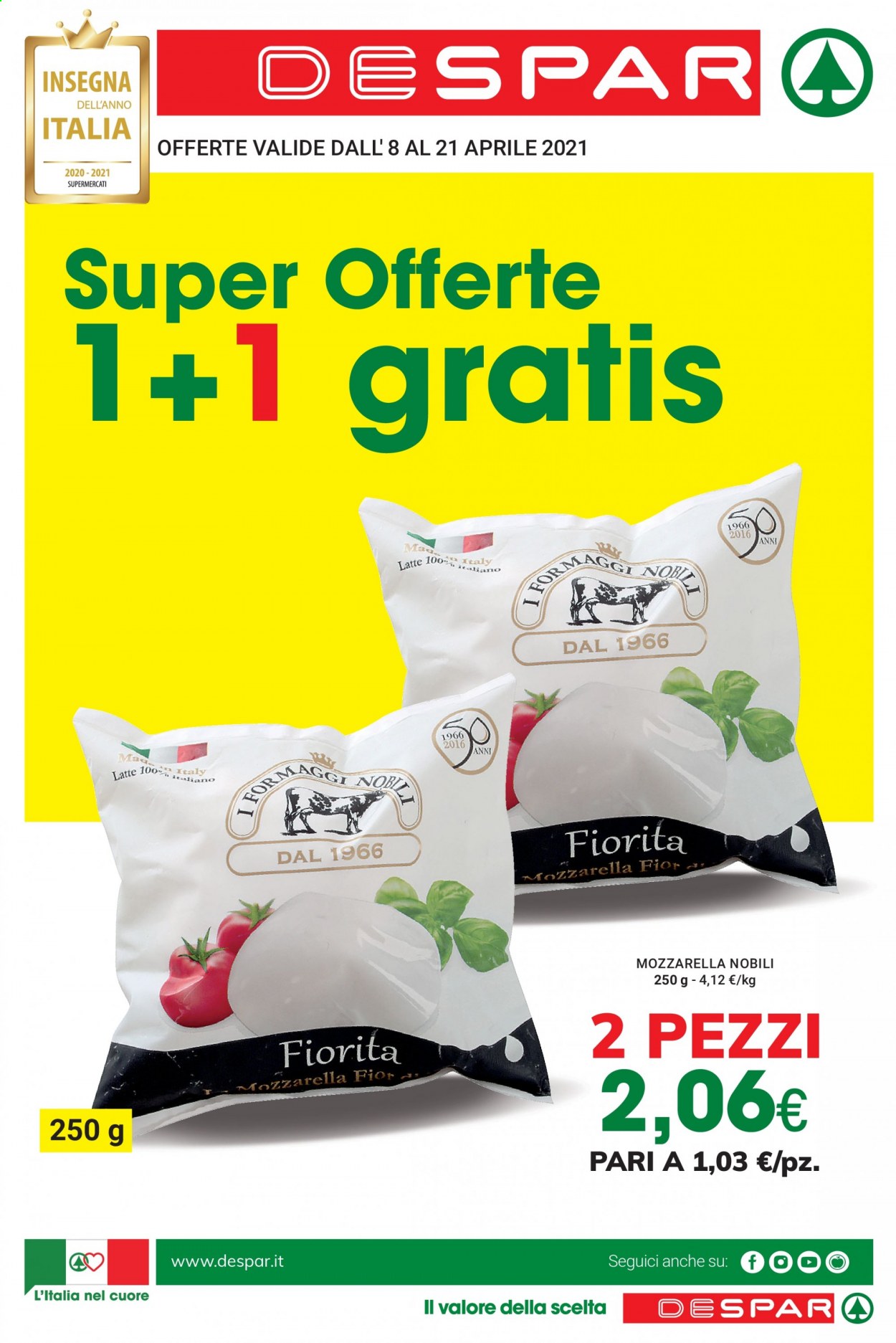 Volantino Despar - 8/4/2021 - 21/4/2021. Pagina 1