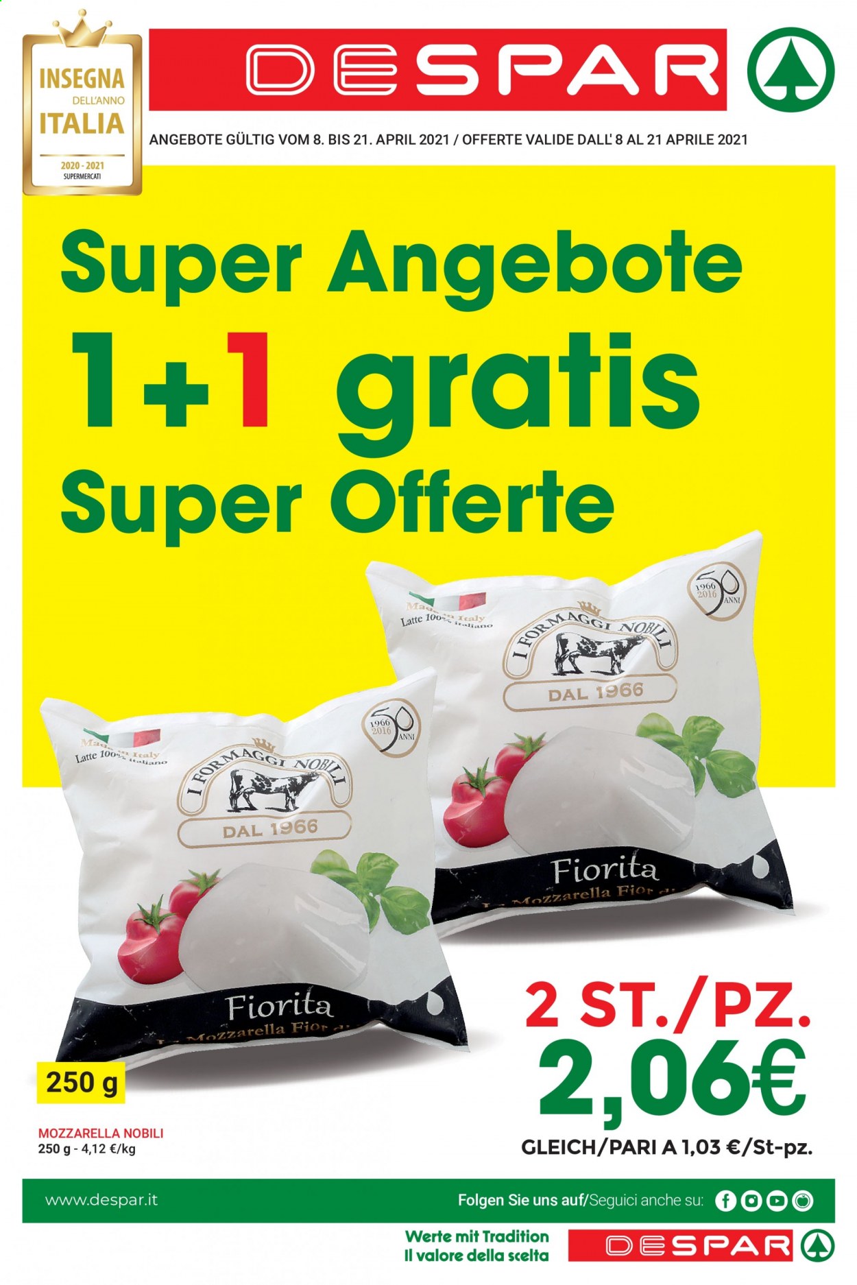 Volantino Despar - 8/4/2021 - 21/4/2021. Pagina 1
