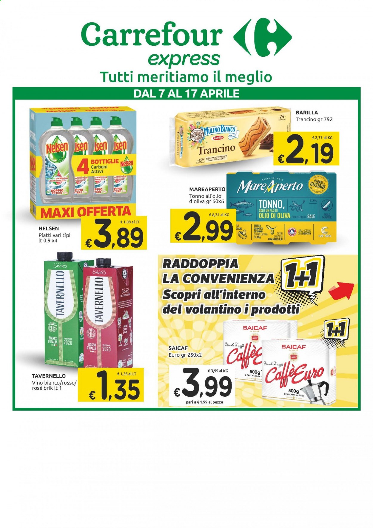 Leták Carrefour - 7.4.2021 - 17.4.2021. Strana 1