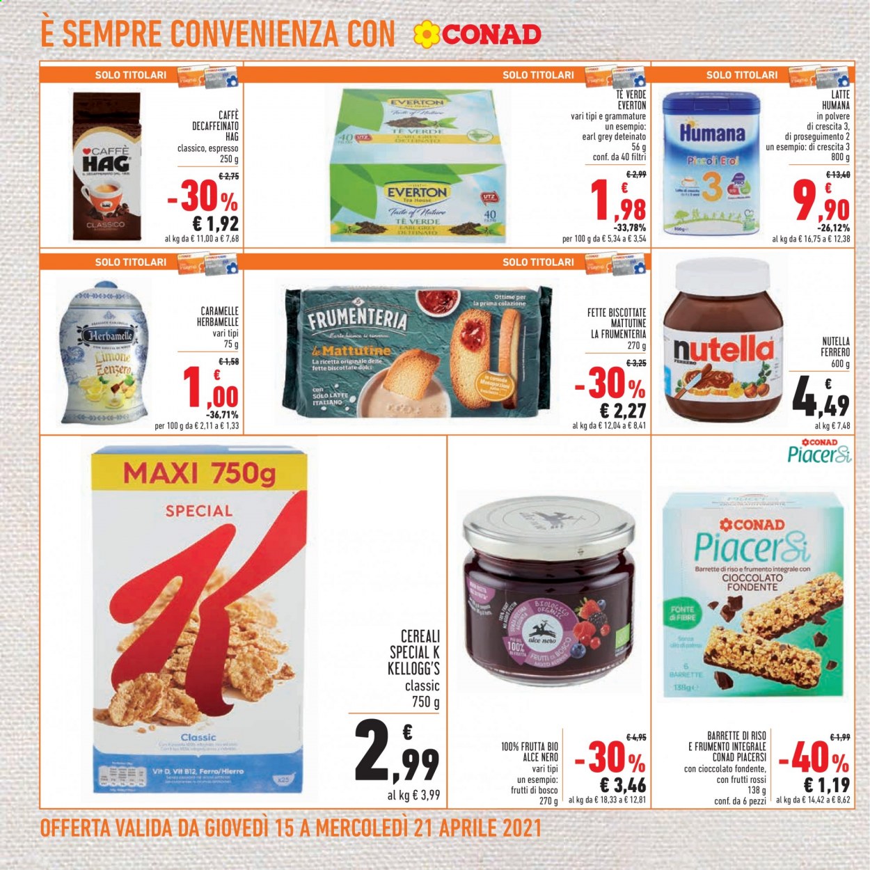 Volantino Conad - 15/4/2021 - 21/4/2021. Pagina 12