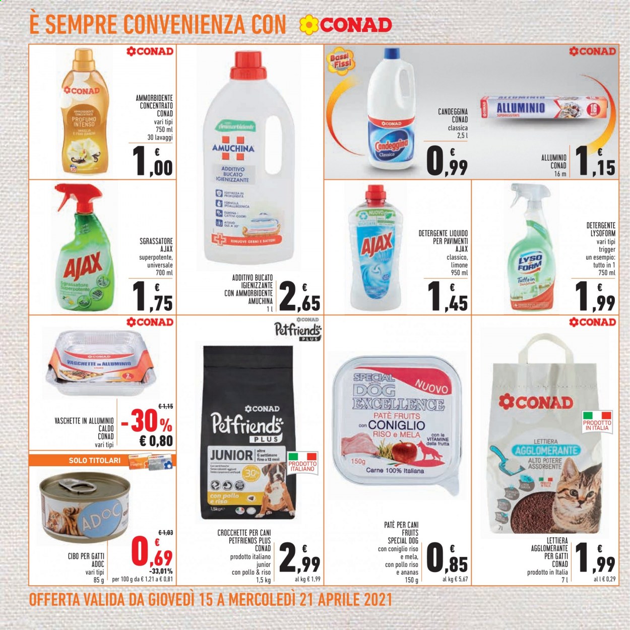 Leták Conad - 15.4.2021 - 21.4.2021. Strana 18