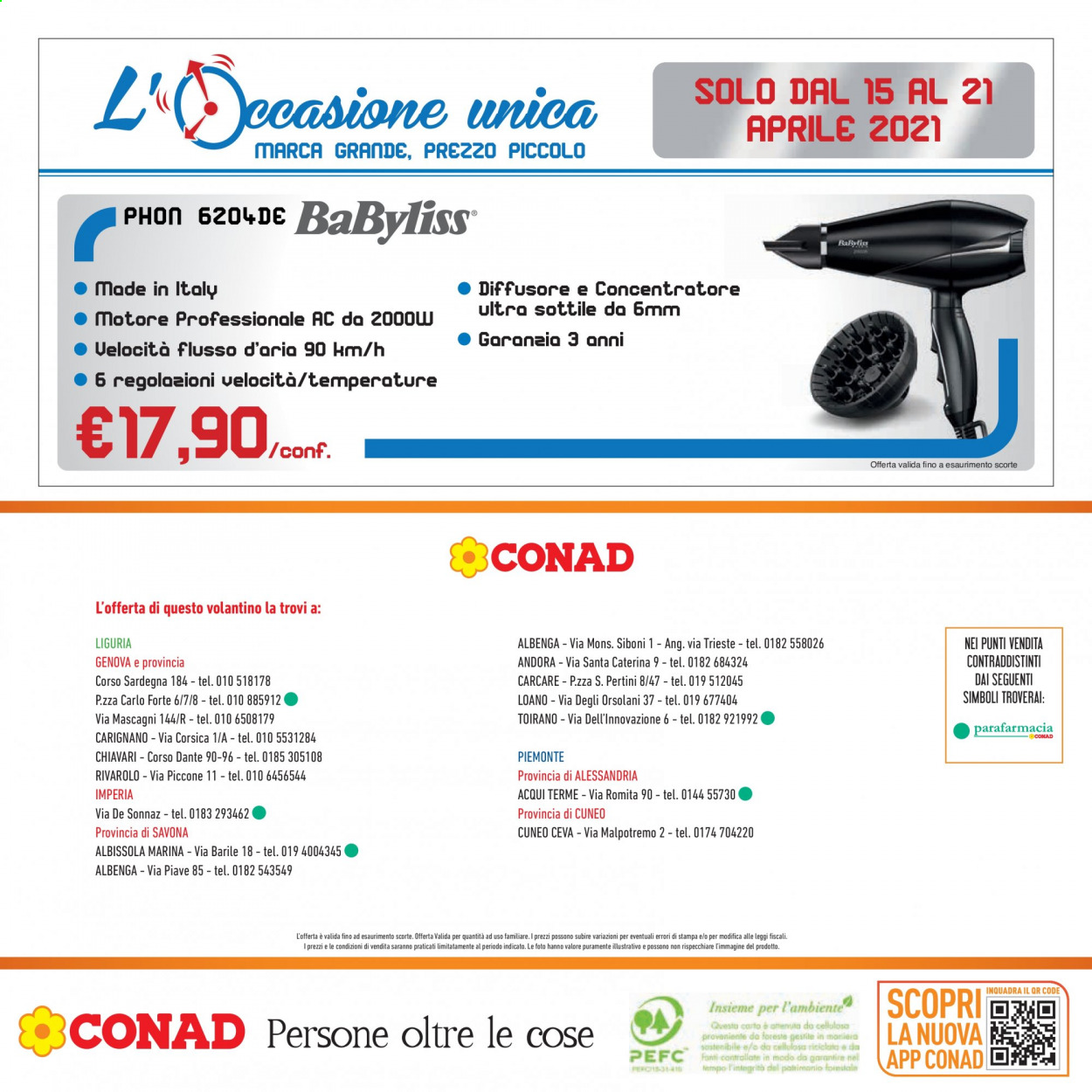 Leták Conad - 15.4.2021 - 21.4.2021. Strana 20