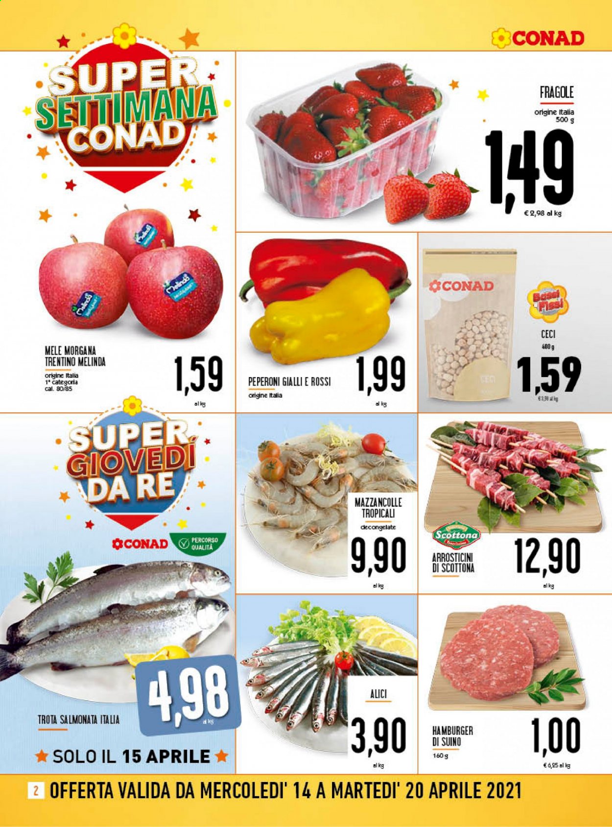 Leták Conad - 14.4.2021 - 20.4.2021. Strana 2