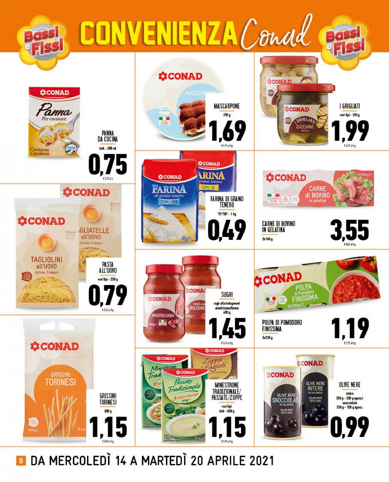 Leták Conad - 14.4.2021 - 20.4.2021. Strana 16