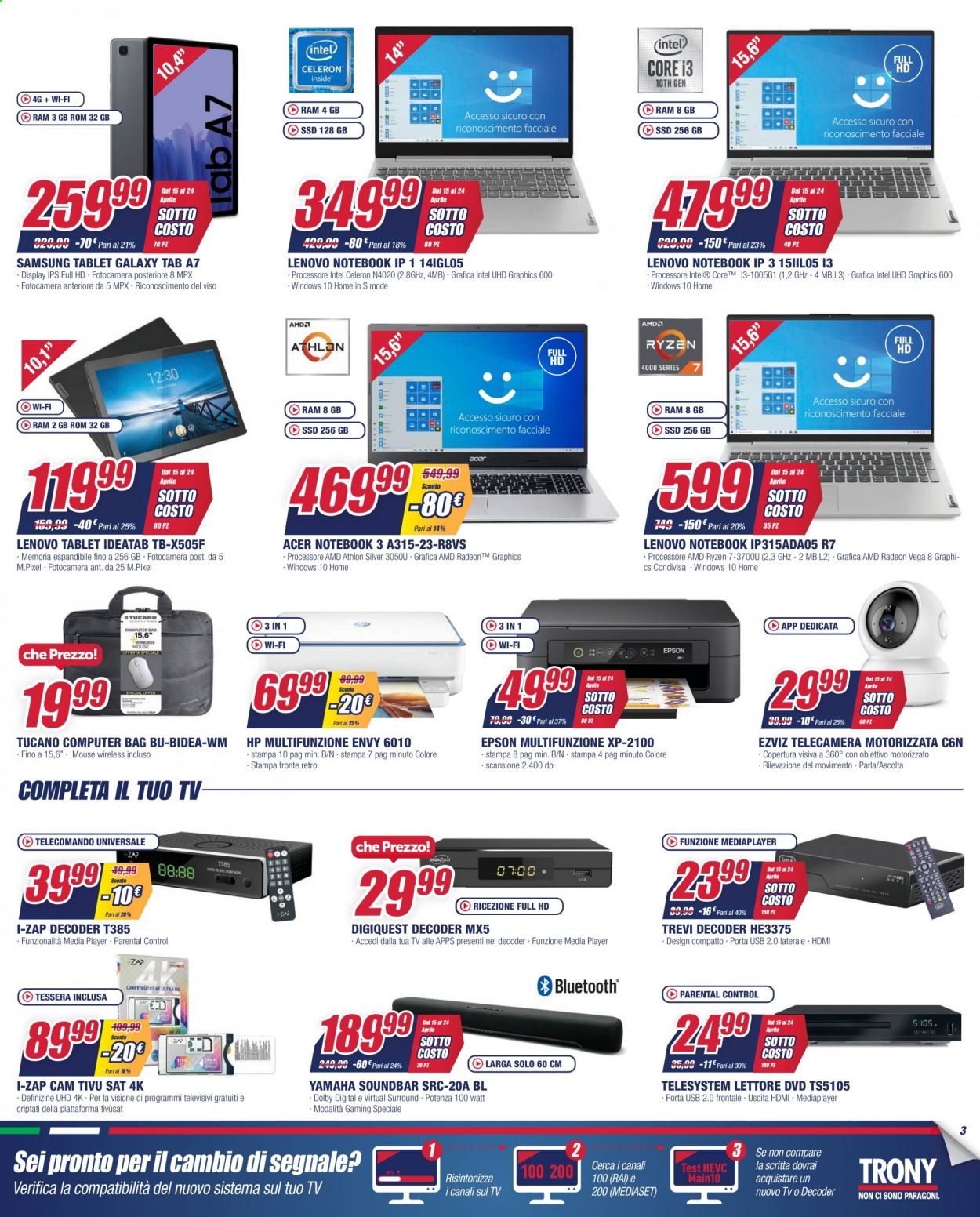 Volantino Trony - 15/4/2021 - 24/4/2021. Pagina 3
