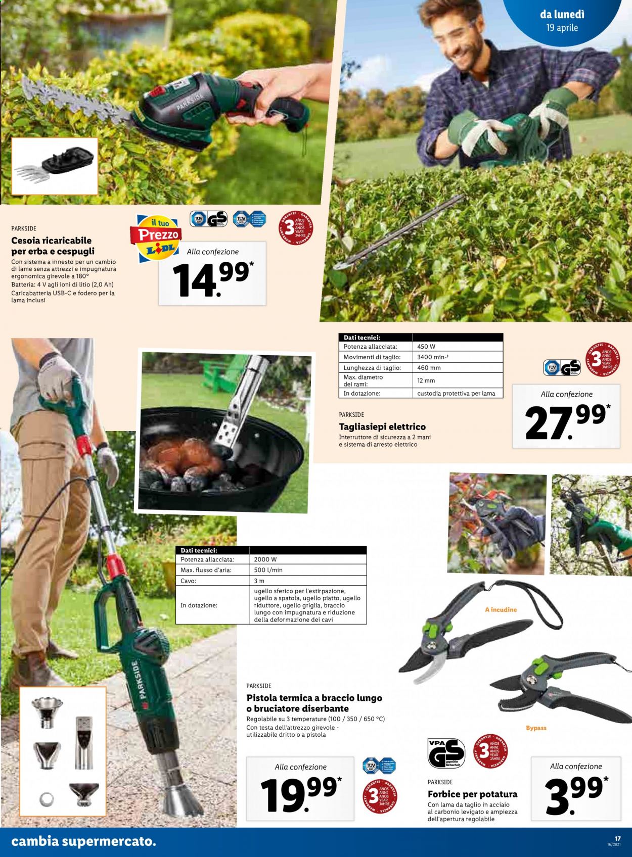 Volantino Lidl - 19/4/2021 - 25/4/2021. Pagina 17