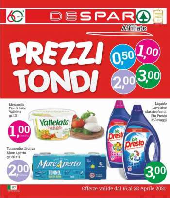 Volantino Despar - 15.4.2021 - 28.4.2021.