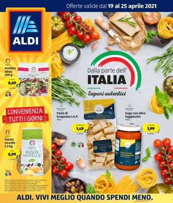 Volantino Aldi - 19.4.2021 - 25.4.2021.