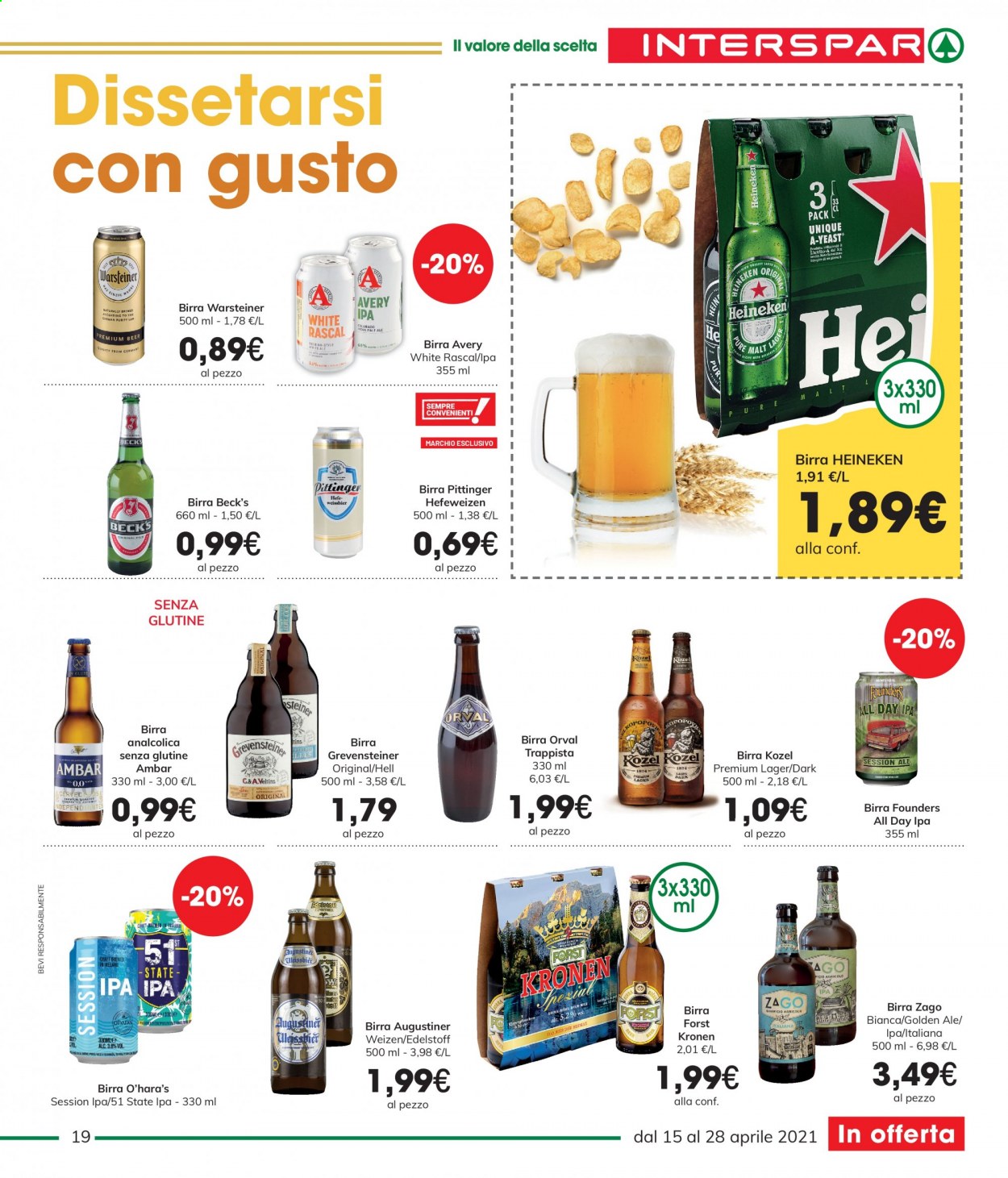 Volantino Interspar - 15/4/2021 - 28/4/2021. Pagina 19