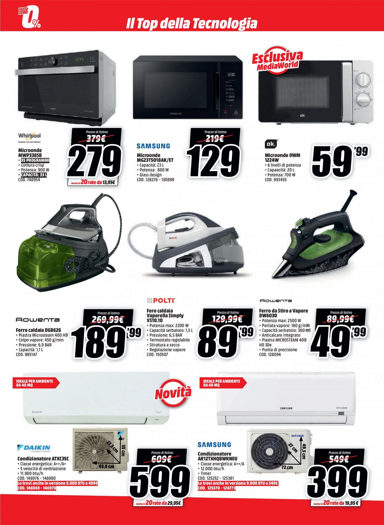 Volantino MediaWorld - 15/4/2021 - 25/4/2021. Pagina 20