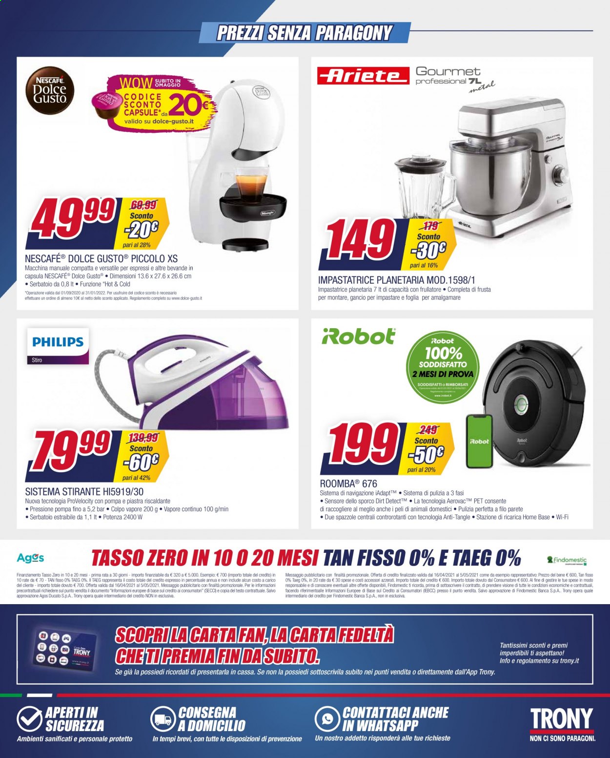 Volantino Trony - 16/4/2021 - 5/5/2021. Pagina 16