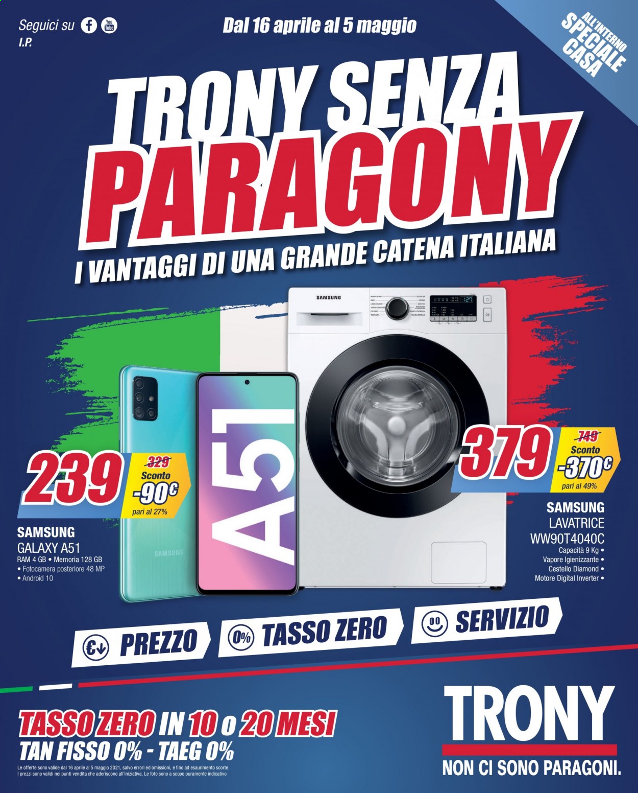 Leták Trony - 16.4.2021 - 5.5.2021. Strana 1