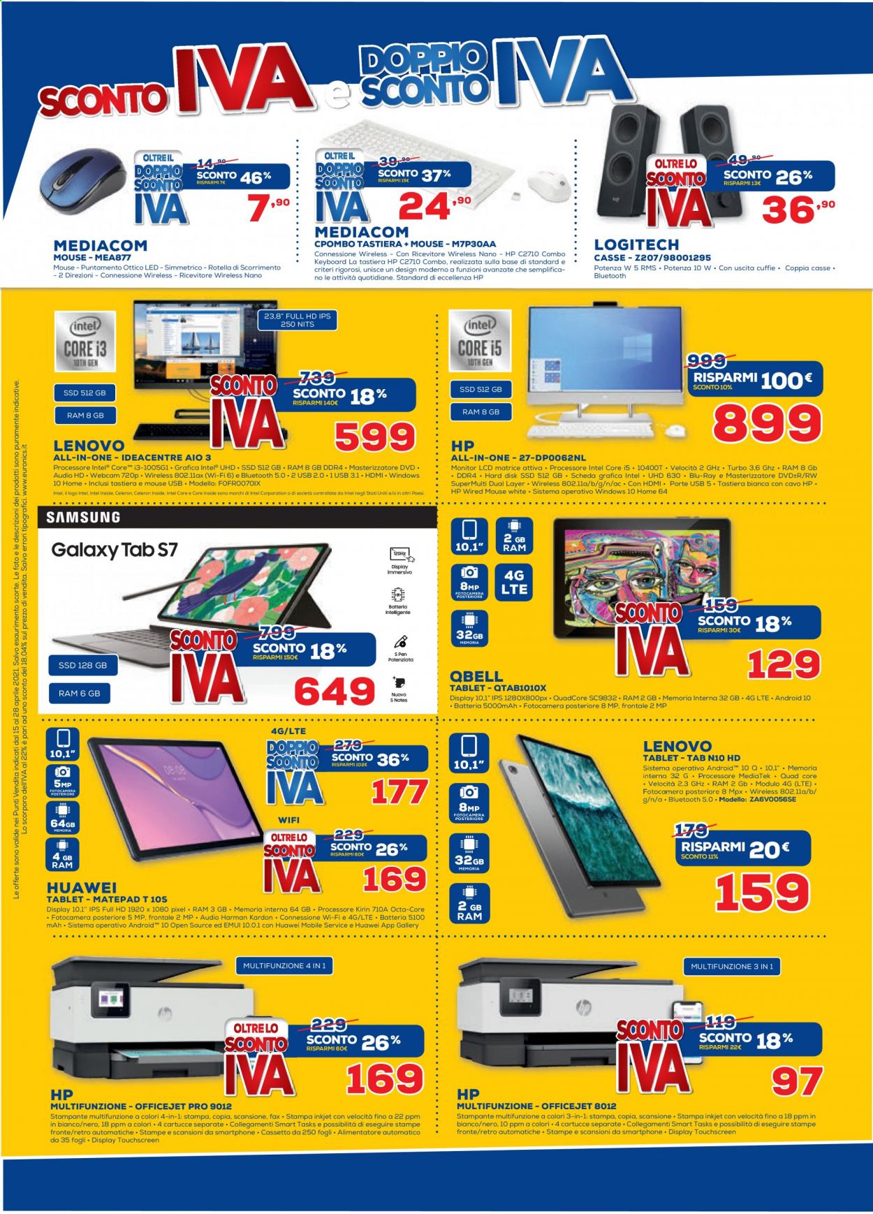 Volantino Euronics - 15/4/2021 - 28/4/2021. Pagina 6