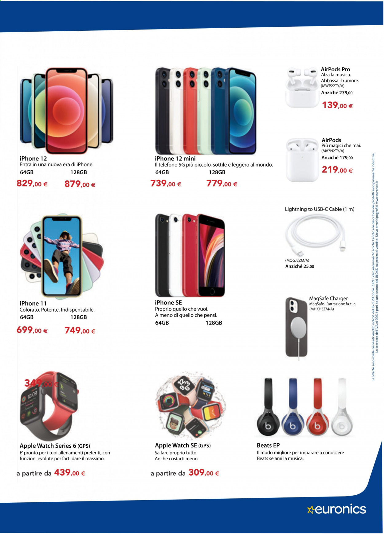 Volantino Euronics - 15/4/2021 - 28/4/2021. Pagina 15