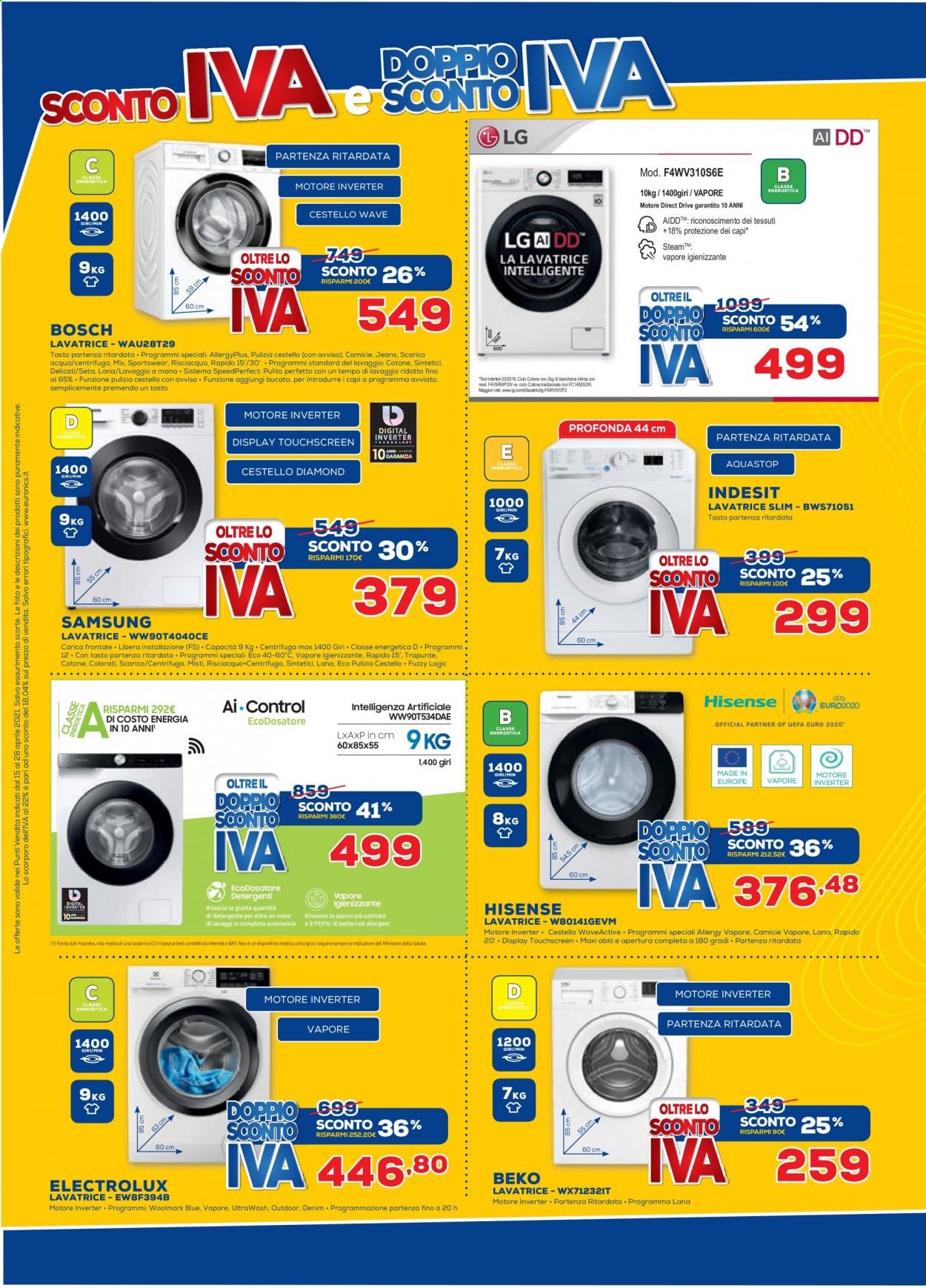 Volantino Euronics - 15/4/2021 - 28/4/2021. Pagina 16