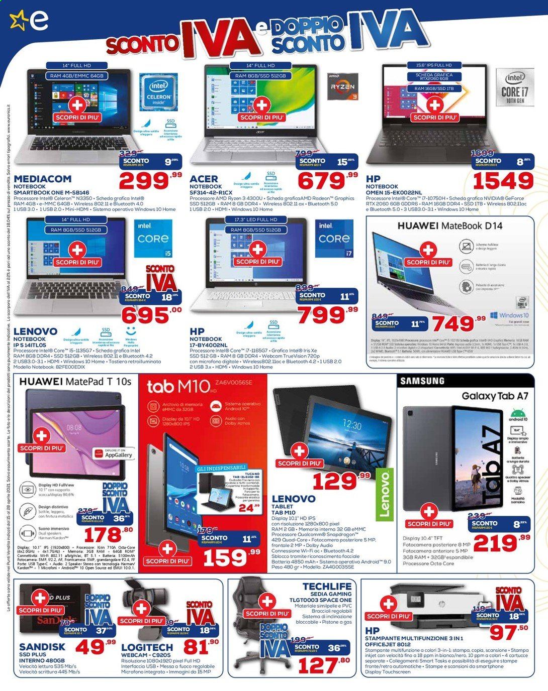 Volantino Euronics - 15/4/2021 - 28/4/2021. Pagina 6