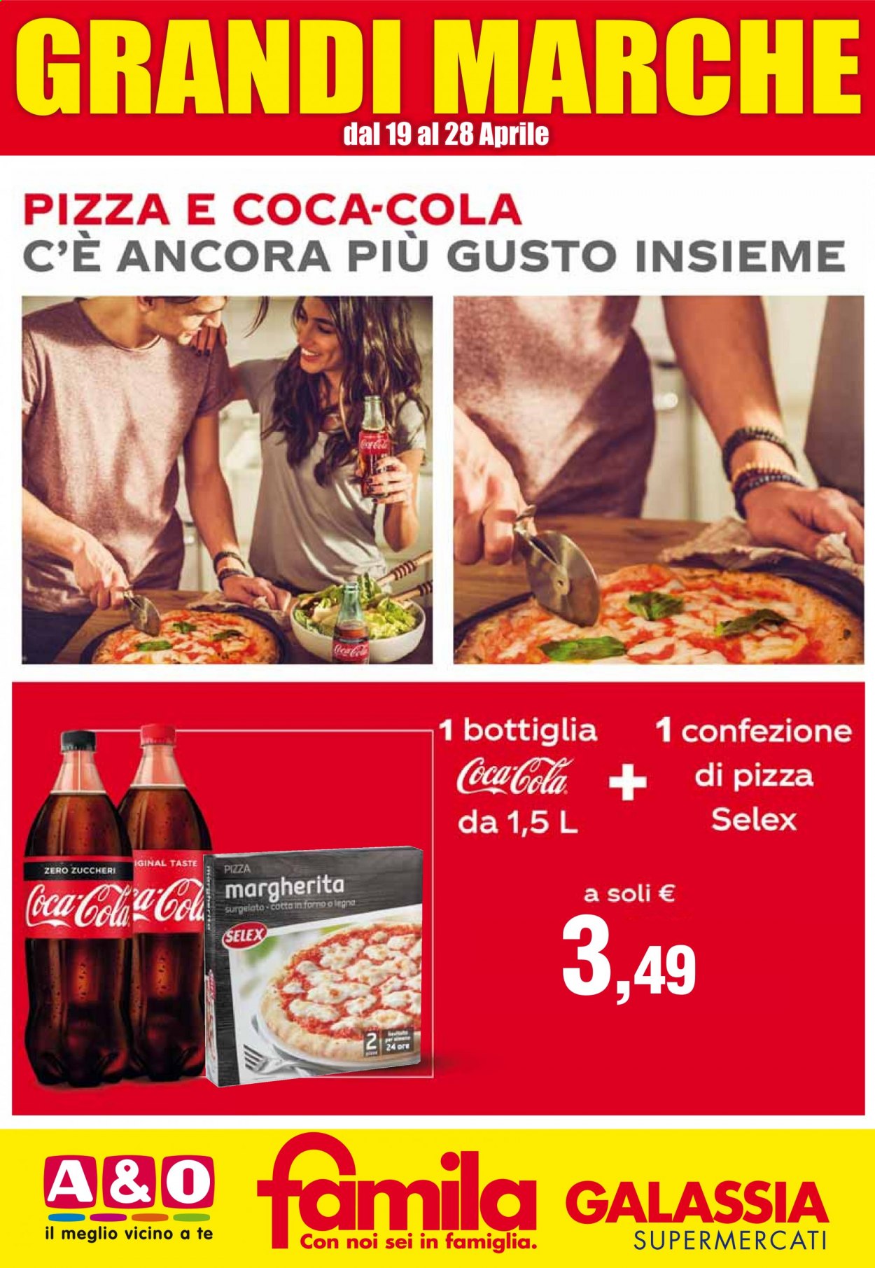 thumbnail - Volantino Famila - 19/4/2021 - 28/4/2021 - Prodotti in offerta - Coca Cola, bibita gassata. Pagina 1.