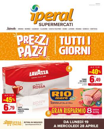 Volantino Iperal - 19.4.2021 - 28.4.2021.