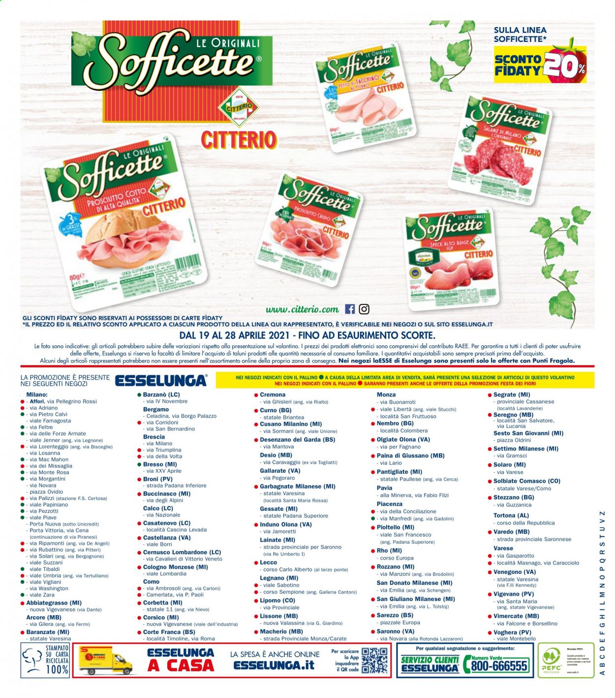 Volantino Esselunga - 19/4/2021 - 28/4/2021. Pagina 20