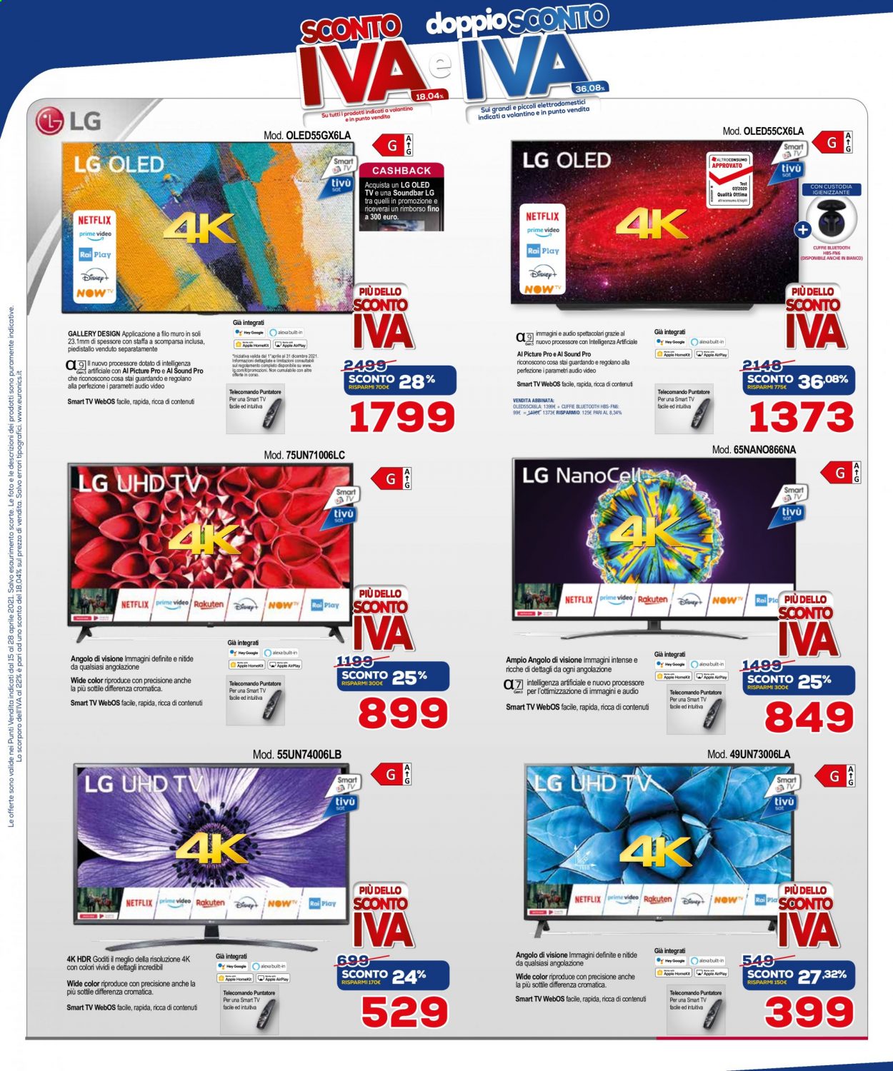 Volantino Euronics - 15/4/2021 - 28/4/2021. Pagina 12