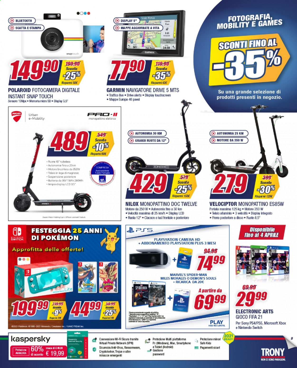 Volantino Trony - 16/4/2021 - 5/5/2021. Pagina 9