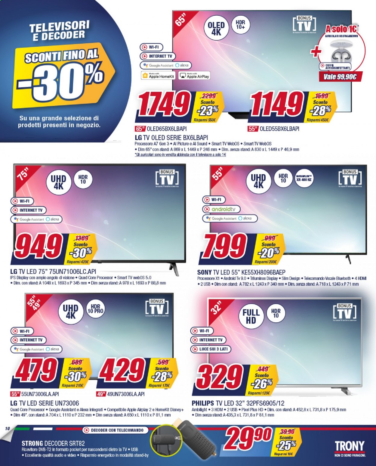 Volantino Trony - 16/4/2021 - 5/5/2021. Pagina 10