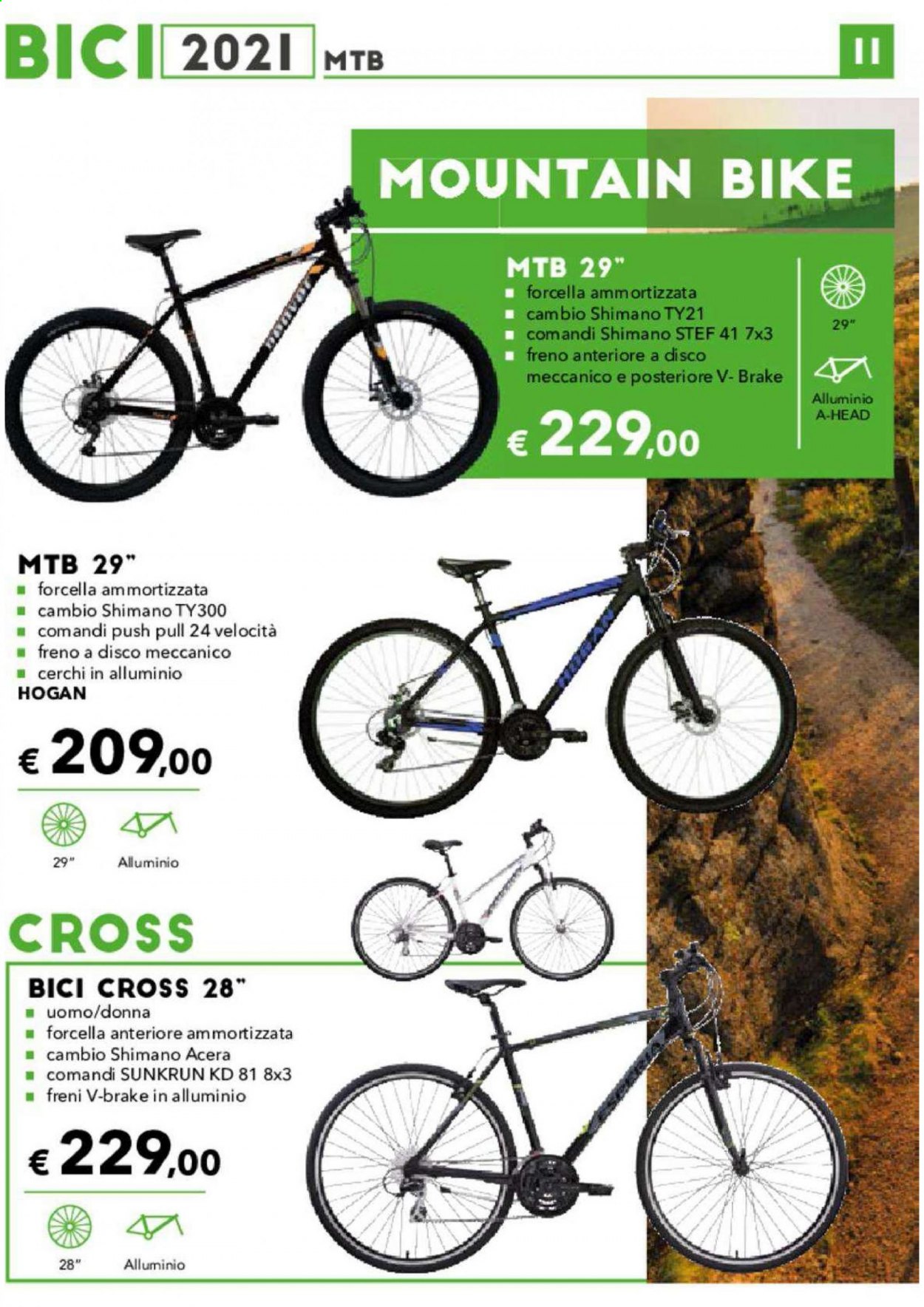 thumbnail - Volantino Iper, La grande i - Prodotti in offerta - Shimano, bicicletta, mountain bike, Head. Pagina 11.