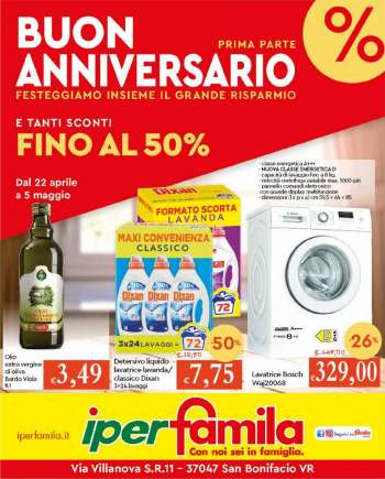 Volantino Famila - 22.4.2021 - 5.5.2021.