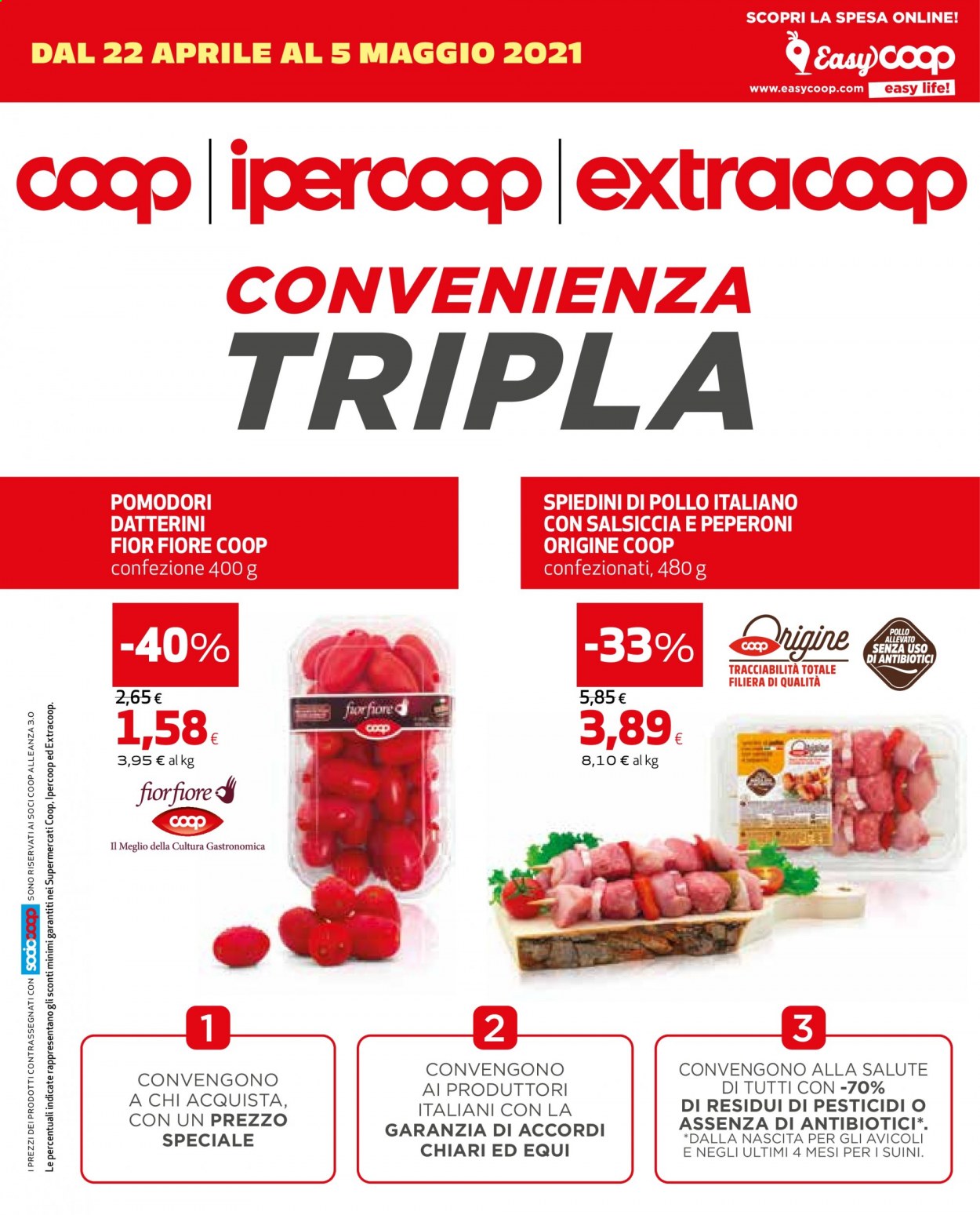 Volantino Coop - 22/4/2021 - 5/5/2021. Pagina 1