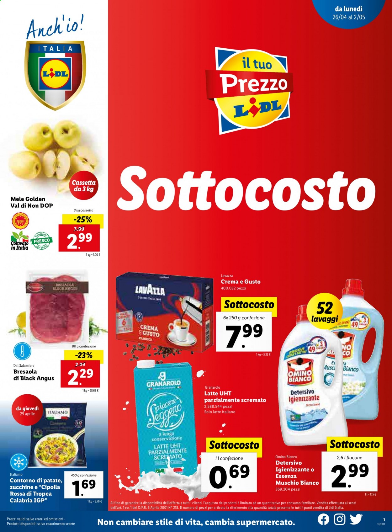 Volantino Lidl - 26/4/2021 - 2/5/2021. Pagina 1