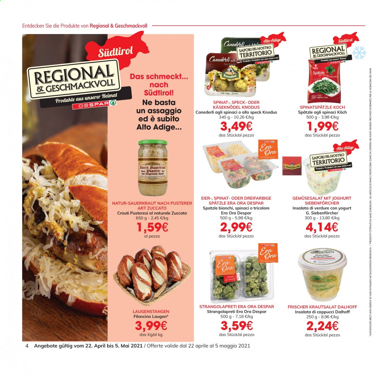 Volantino Eurospar - 22/4/2021 - 5/5/2021. Pagina 4