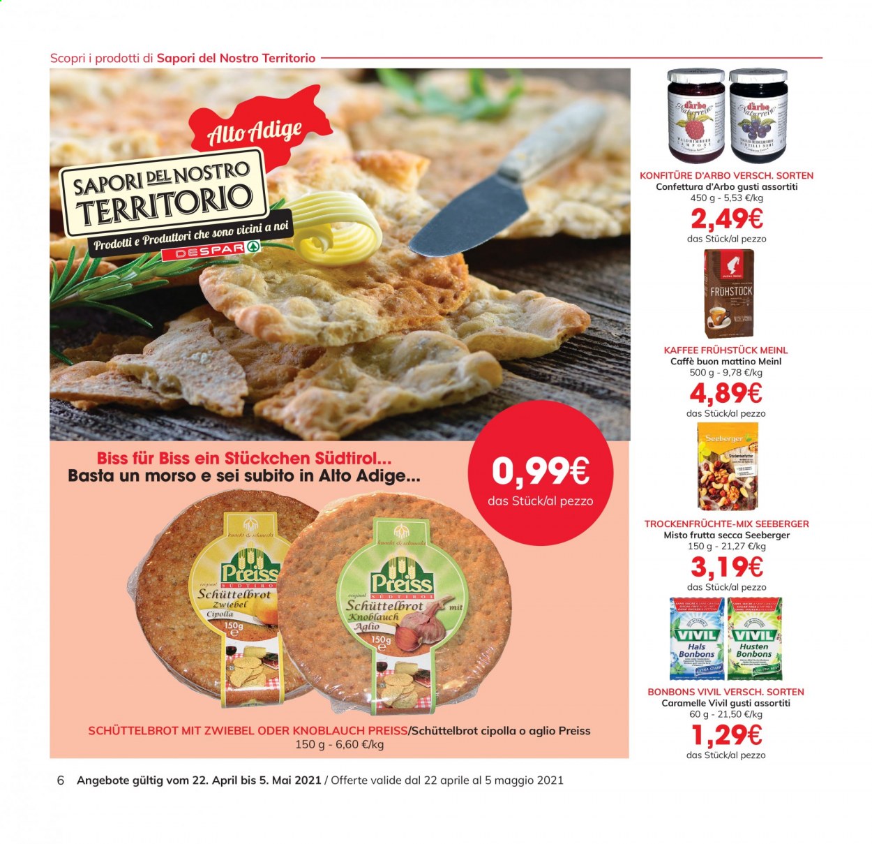 Volantino Eurospar - 22/4/2021 - 5/5/2021. Pagina 6