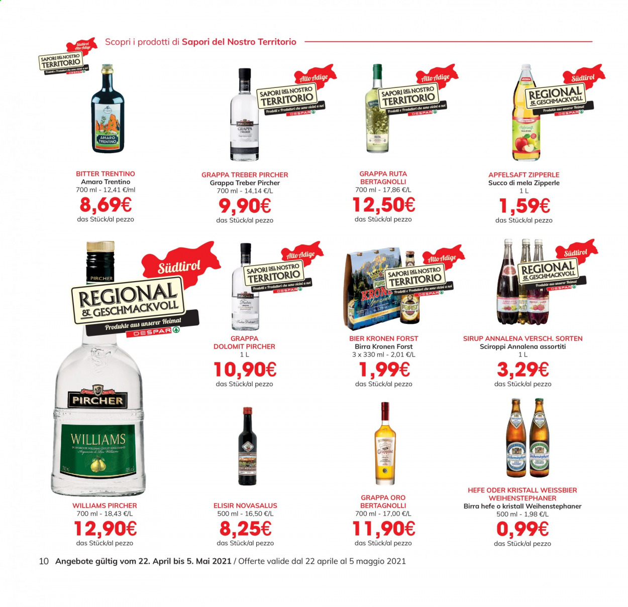Volantino Eurospar - 22/4/2021 - 5/5/2021. Pagina 10