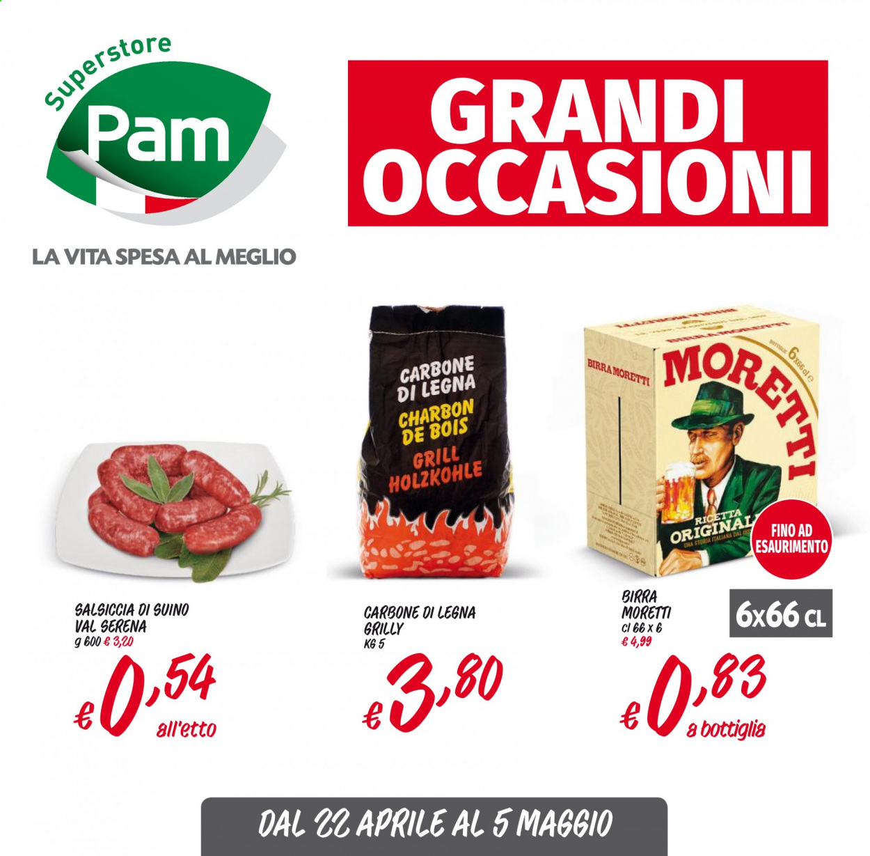 Volantino Pam Panorama - 22/4/2021 - 5/5/2021. Pagina 1