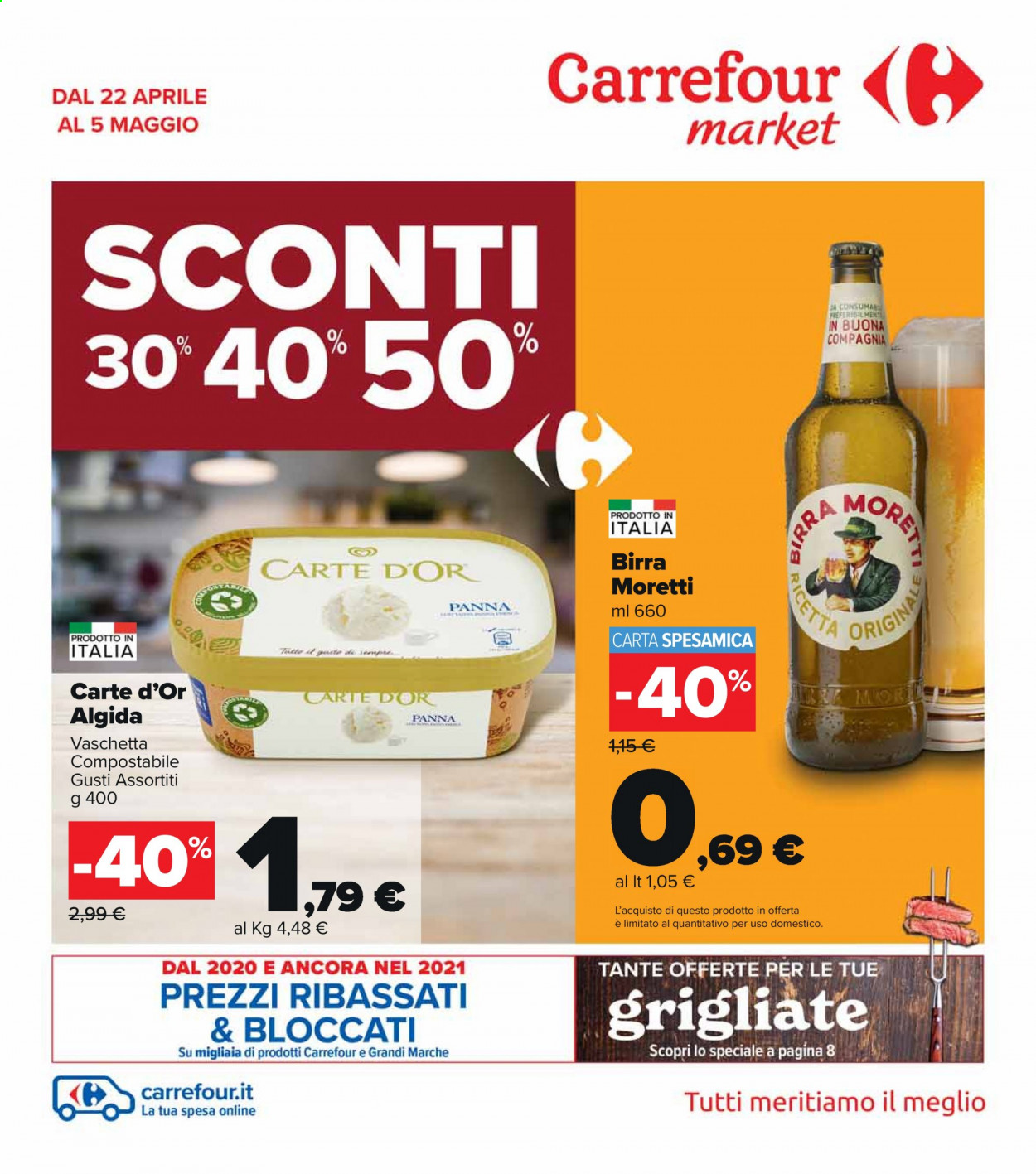 Leták Carrefour - 22.4.2021 - 5.5.2021. Strana 1