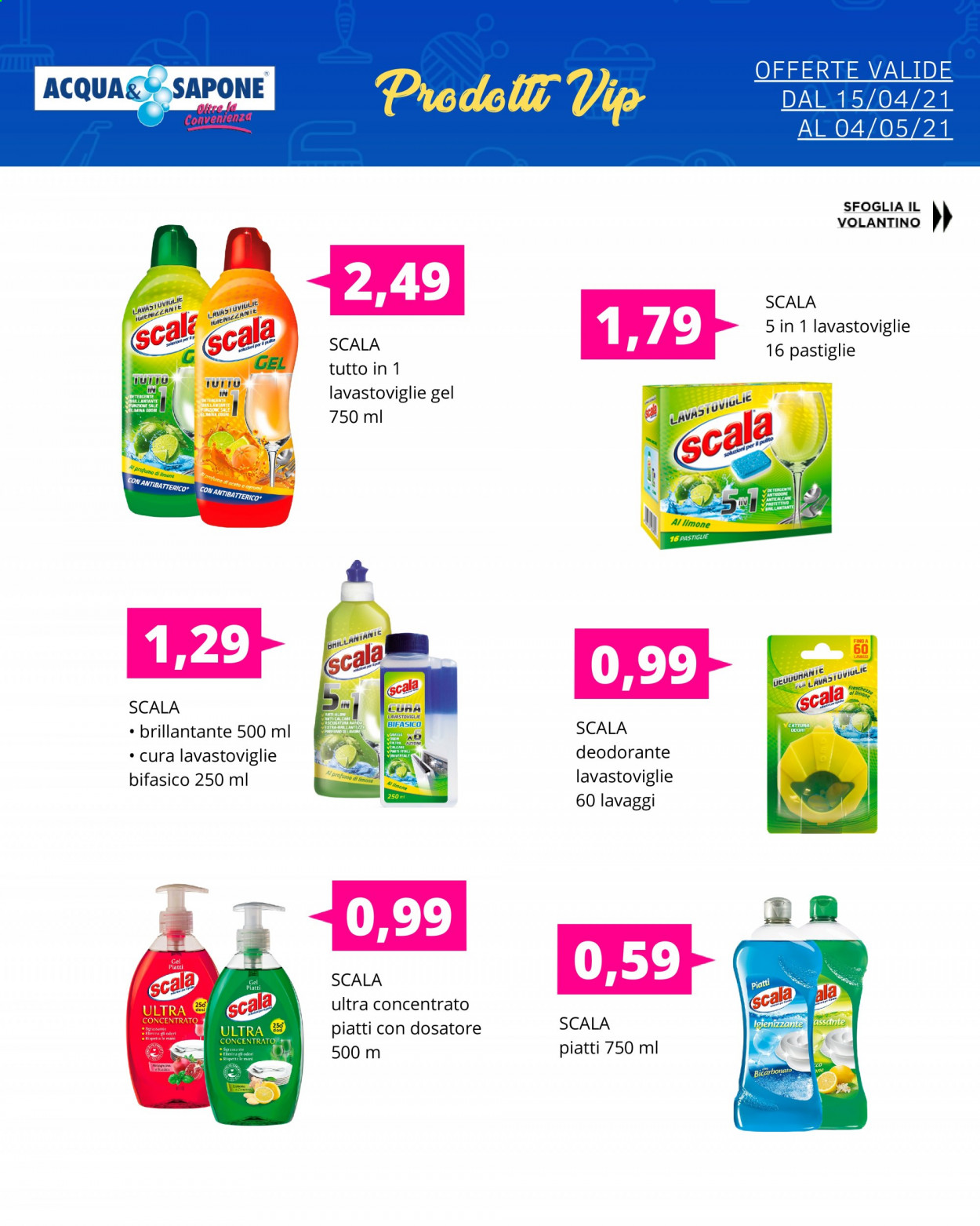 Volantino Acqua & Sapone - 15/4/2021 - 4/5/2021. Pagina 1