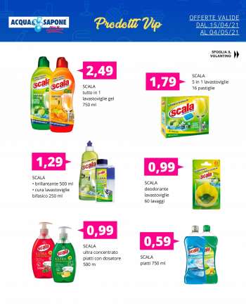 Volantino Acqua & Sapone - 15.4.2021 - 4.5.2021.