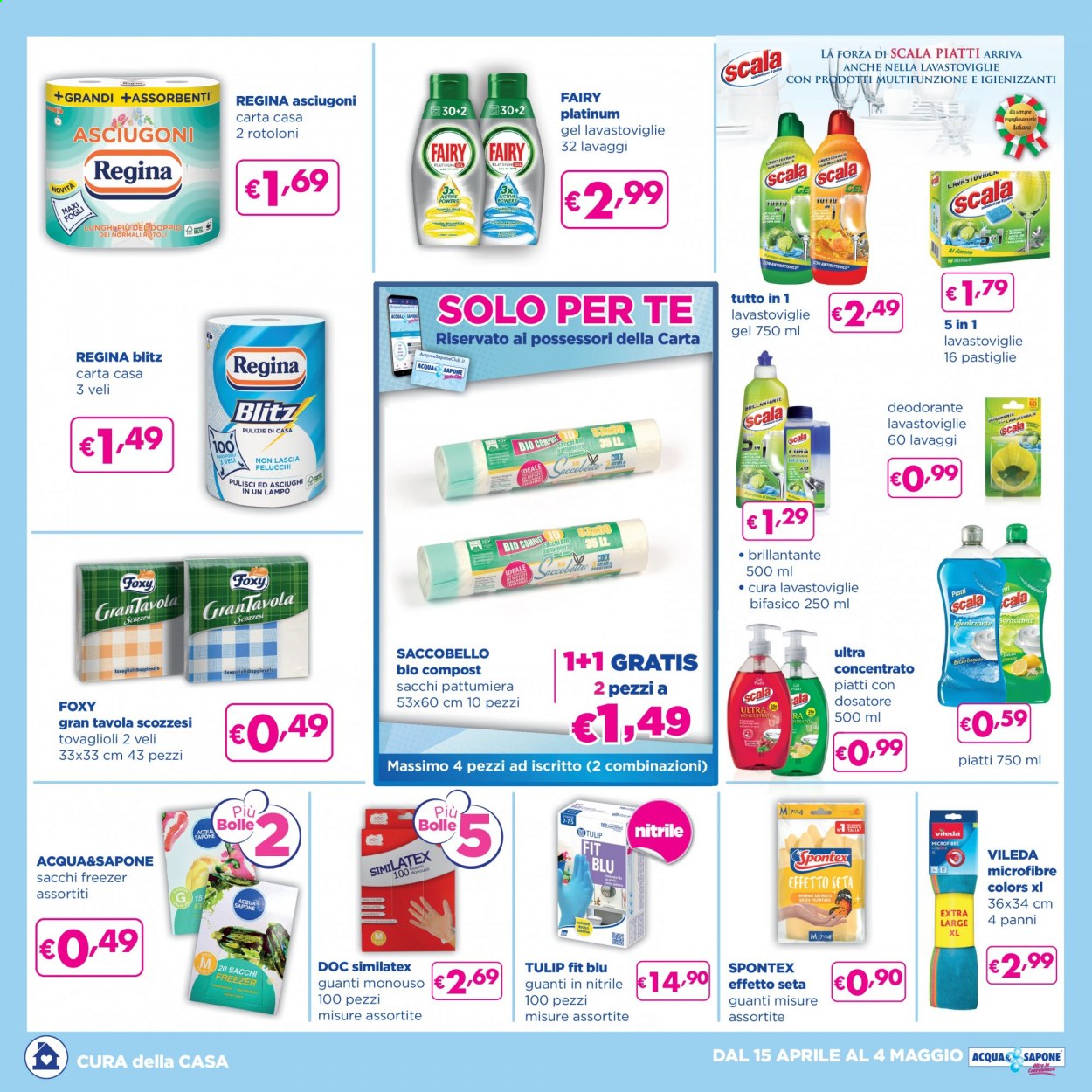 Volantino Acqua & Sapone - 15/4/2021 - 4/5/2021. Pagina 4